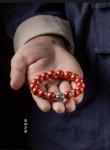 Feng Shui Bracelet For Women Lady Cinnabar Jade Gourd Bracelet Wealth Luck And
