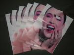 Female Cosmetic Plastic Bag With Handles / 6 Colors Gravure Printing