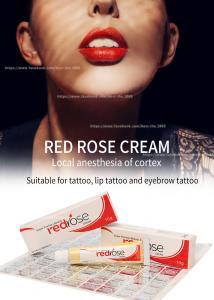 China Red Rose Numb Anesthetic Cream 10g Permanent Makeup Lidocaine Numbing Cream Apply For 20 Mins Numb For 5-6 Hours on sale