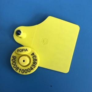 Wholesale TPU Livestock Rfid Ear Tags For Cattle Animal Management , ICAR Certificate from china suppliers