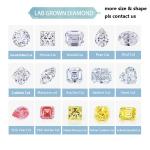 Lab Grown Diamonds for Jewelry Pendant Bracelet Earring , Pear Cut Moissanite