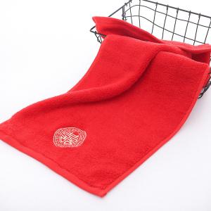 Wholesale Soft Knitted Cotton Face Towels for Wedding Embroidered Word Absorbent and Breathable from china suppliers