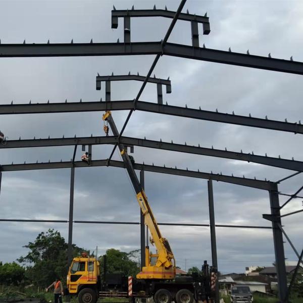 Sturdy Prefab Steel Building Factory , Modern Prefab Steel Structure Building