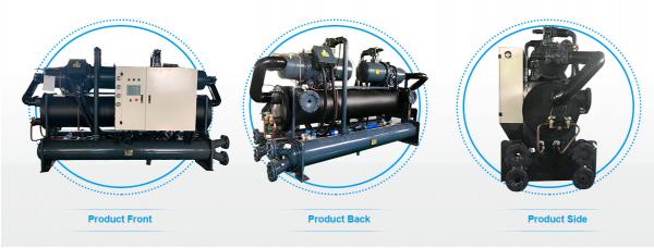 Plastic Industry Screw Type Compressor Water Cooled Chiller Industrial Chiller