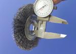 Narrow brushing face 3 Inch Diameter Crimped Stainless Steel Wire Wheel Brush