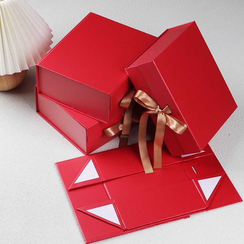 Custom Logo Printing Cardboard Wig Hair Packaging Magnetic Box, China Manufacturer Wholesale Paper Gift Box with Ribbon