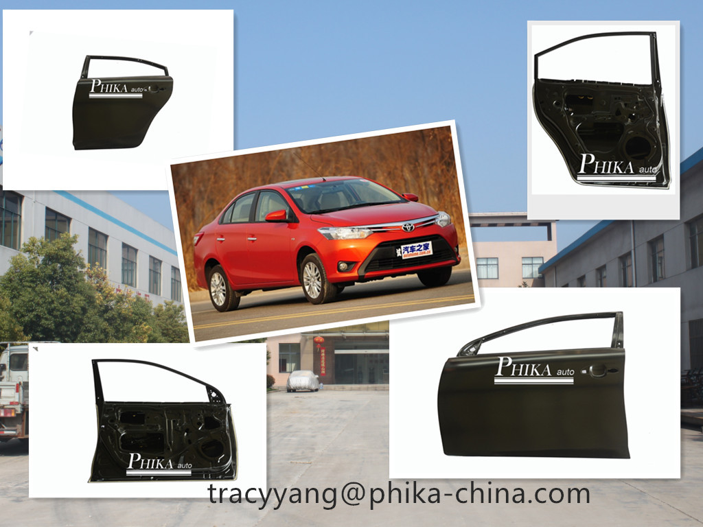 Toyota Vios 2014 / Yaris Sedan Car Door Parts with Surface Treatment Electrophoresis