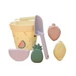 Hot Selling Sand Molds Set Kids Toys Silicone Beach Bucket Set Toy Making