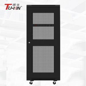 High Standard Standing Network Cabinet 19 Inch 27U Server Rack With Mesh Door