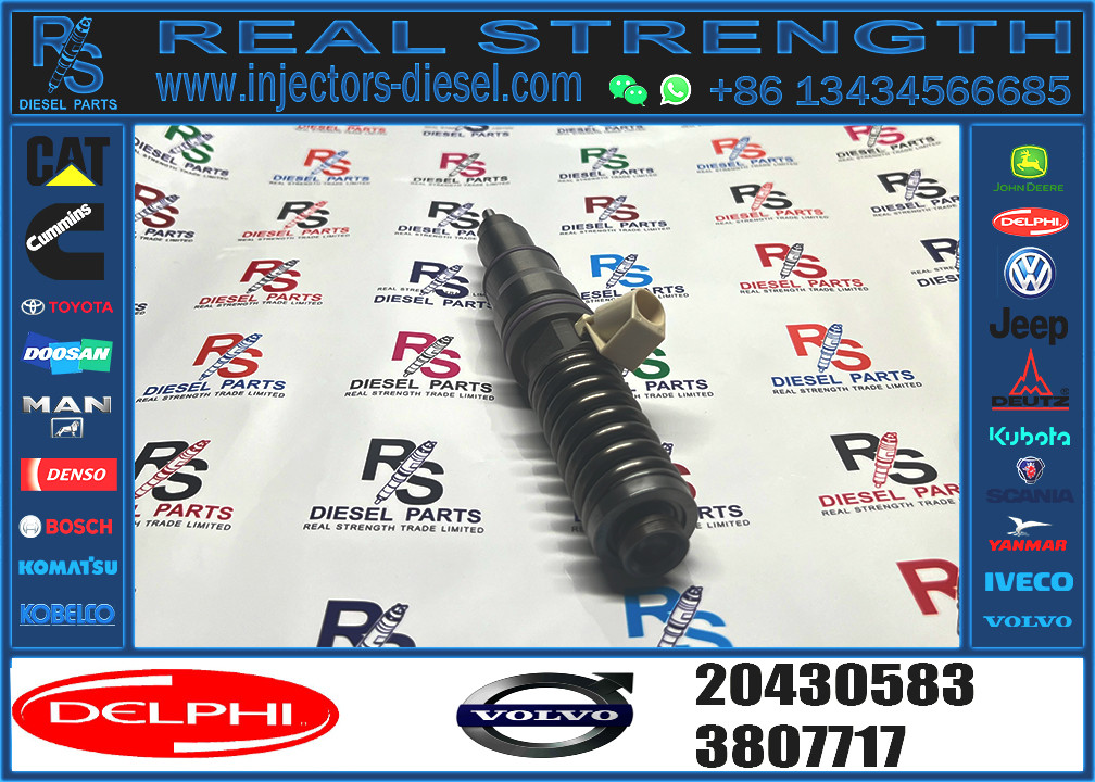 Fuel Injector 20430583 21582096 BEBE4C080 BEBE4C0000 For Volvo EC460 EC360B FH12 FM12 Excavator Injectors