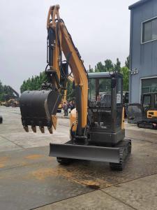 Wholesale Closed Cab EPA Mini Hydraulic Excavator 4 Tonne Digger Comfortable Operation from china suppliers