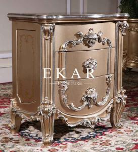 Wholesale Table French Antique Country Style Bed Tablet Stand Bedside Table Luxury Furniture from china suppliers