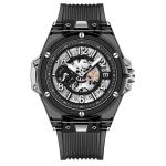 Fashion Japanese Quartz Crystal Watch Waterproof Transparent Silicone Lovers