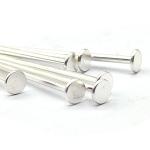 Silver plated finish Customized carbon steel rivets