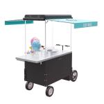 Stainless Steel Load 300KG Cotton Candy Bike Vending Cart