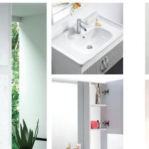 Wholesale Modern Alunimun Bathroom Vanity/ all aluminum bathroom cabinet/Mirror Cabinet /DB-8149,800X450mm from china suppliers
