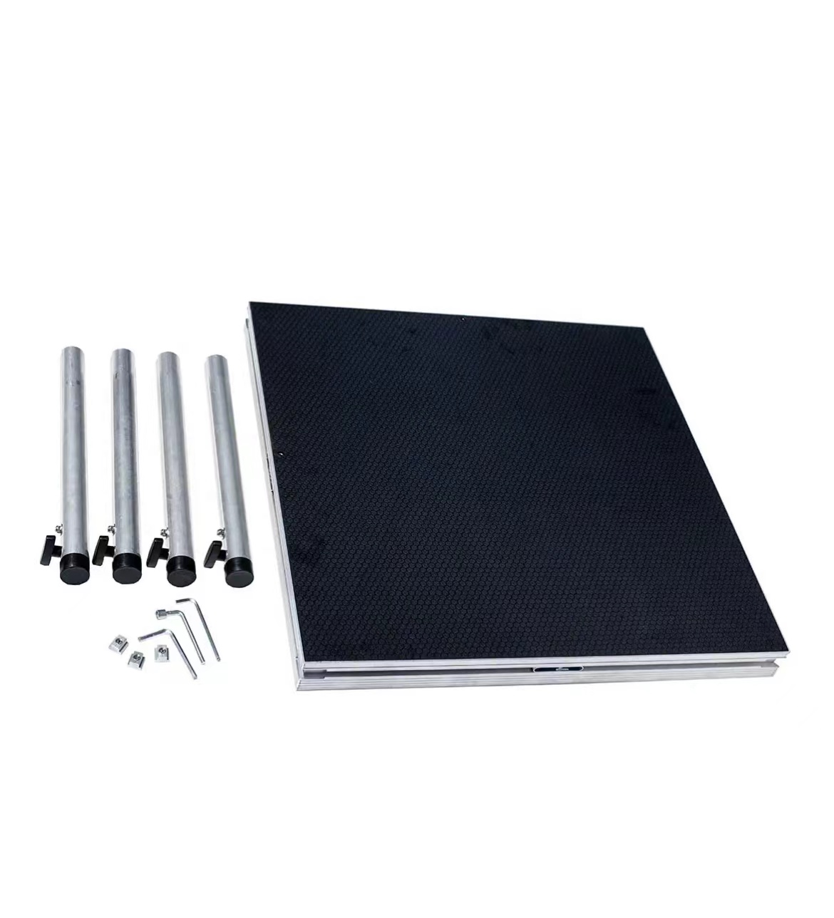 Square Aluminium Stage Deck Black Waterproof Modular Stage Platform