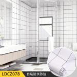 Moisture-Proof Ceramic Tiles 3D Wallpaper for Kitchen Wallpaper Bathroom 3d Wall