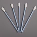 100mm Microfiber Polyester Tipped Swabs No Chemical Reaction Cleanroom Swab