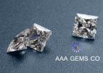 8.5 MM Diamond Moissanite Princess Square In Supper White Color