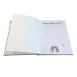 178x240mm Hardcover Journal Printing Natural Linen Fabric Cloth