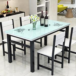 Wholesale Glass Dining Room Table And Chairs Modern Home Furniture With High Durability from china suppliers