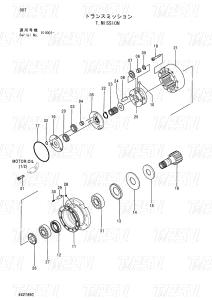 Wholesale Bolt on Excavator Swing Drives Catalog EX55UR-3 ZX55UR ZX55UR-HHE 4421990 from china suppliers