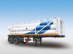 8 Tubes 2 Axles Lpg Semi Trailers For 16000L CNG