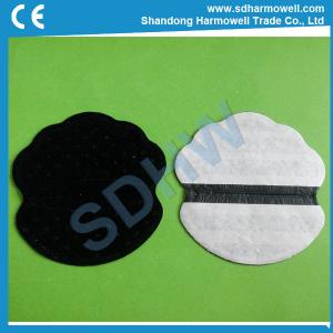 China Antibacterial deodorant underarm armpit sweat pad in black color on sale