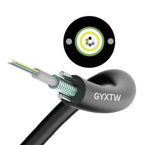 Wholesale Outdoor aerial armoured 4 core GYXTW fiber optic cable 6 8 12 core 24 core fibre optical cables from china suppliers