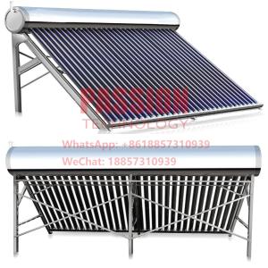 Wholesale 300L 304 Evacuated Tube Solar Water Heater 250L Low Pressure Solar Collector from china suppliers