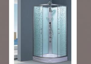 Wholesale Easy Installation Patterned Tempered Glass , Size Customized Fixed Shower Glass from china suppliers