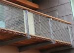 Flexible Lightweight Stainless Steel Ferrule Rope Mesh 2.0mm Stair Railing