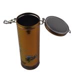 Round Empty Coffee Bean Tin With Airtight Lid 87*250mm Metal Coffee Canister