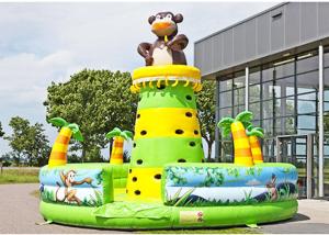 Wholesale Monkey Theme Inflatable Sports Games , Inflatable Bouncy Castle For Children Amusement from china suppliers