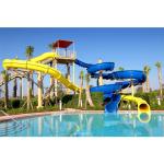Exciting Pool Slide Spiral Water Slide For Outdoor Park Games Water Playground
