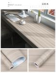Door Decorative Wood Pattern Contact Paper Waterproof Wallpaper Roll for