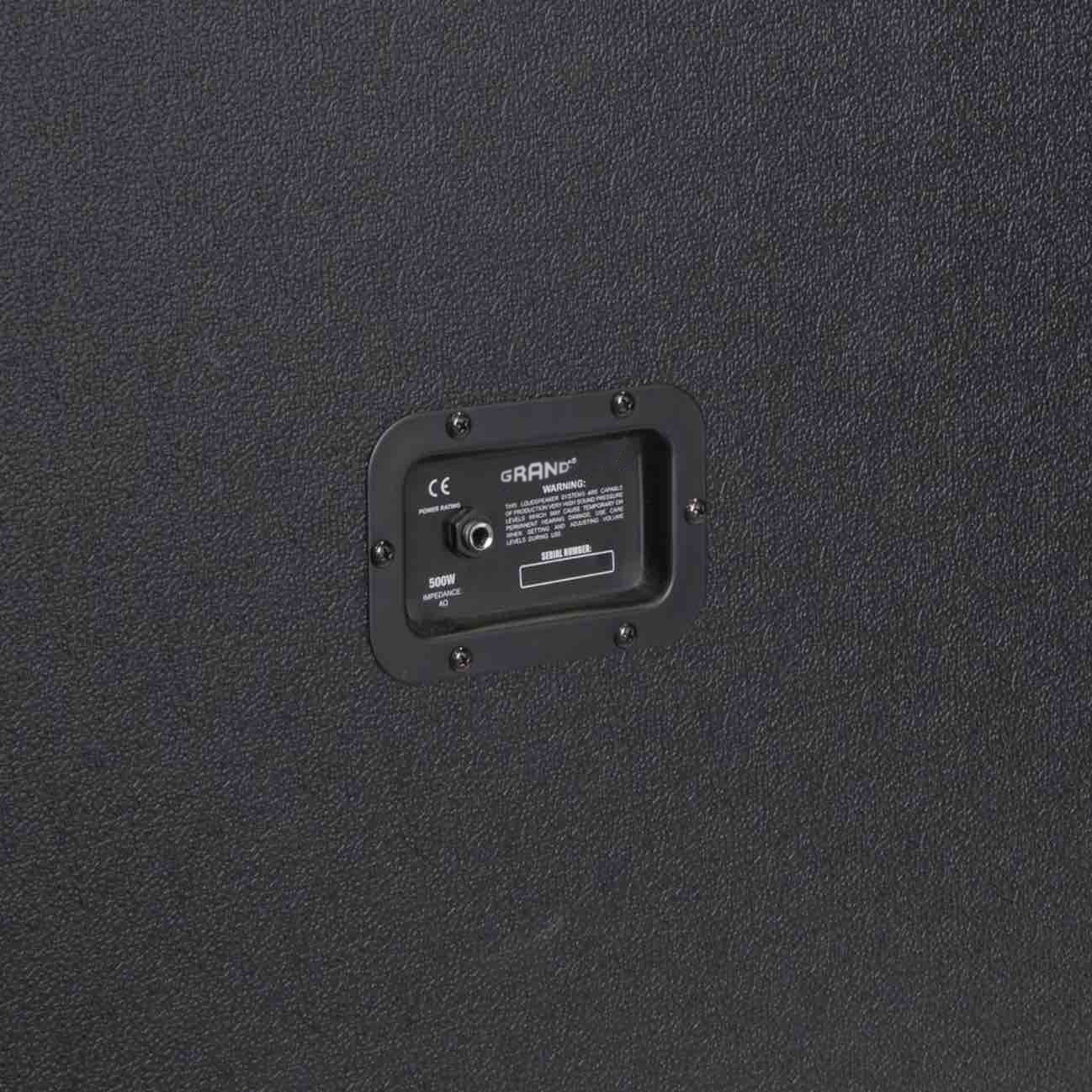 Grand 4X10 500 Watt Bass Speaker Cabinet in Black (BA-410)