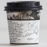 Black Color Disposable Coffee Lids Eco - Friendly For Engagement / Wedding