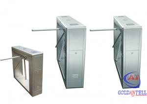 China Office Building Automatic controlled access turnstiles Waist High on sale