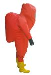 Chemical Protective Suit Totally Enclosed with air breathing apparatus Hot sales