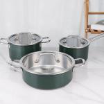 Kitchen Set Stainless Steel Cookware Set OEM ODM Color 3pcs