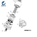 Metal Hydraulic Pump Parts NV45 NV50 NV60 NV64 NV70 NV90 NV111 NV120 NV137 NV172