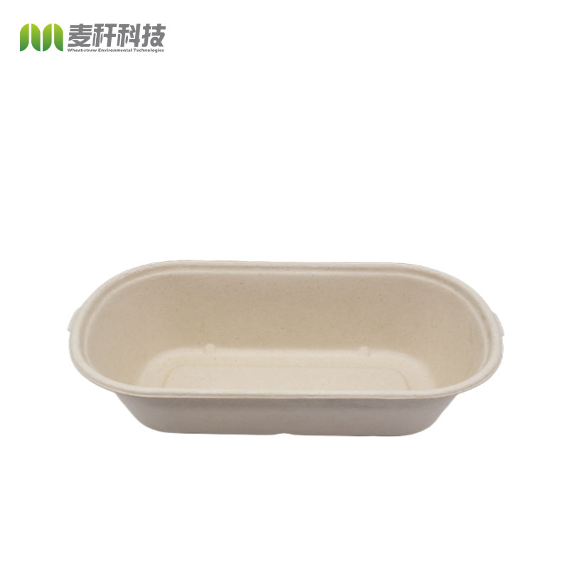 700ml/850ml/1000ml 1 compartment and 2 compartments restaurant takeout and catering food storage bagasse disposable meal box