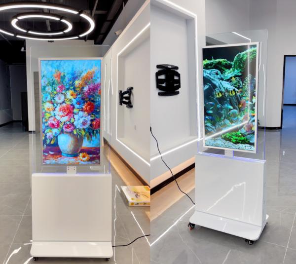 Double Sided Indoor LCD Digital Signage Retail Shop Digital Signage 55 Inch 65