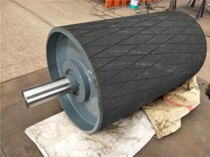 Wholesale Customized Size 1800mm Rubber Lagging Pulley For Belt Conveyor from china suppliers