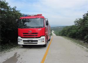 Wholesale Medium Duty Six Seats Water Tanker Fire Truck with Two Fire Monitors on Roof from china suppliers