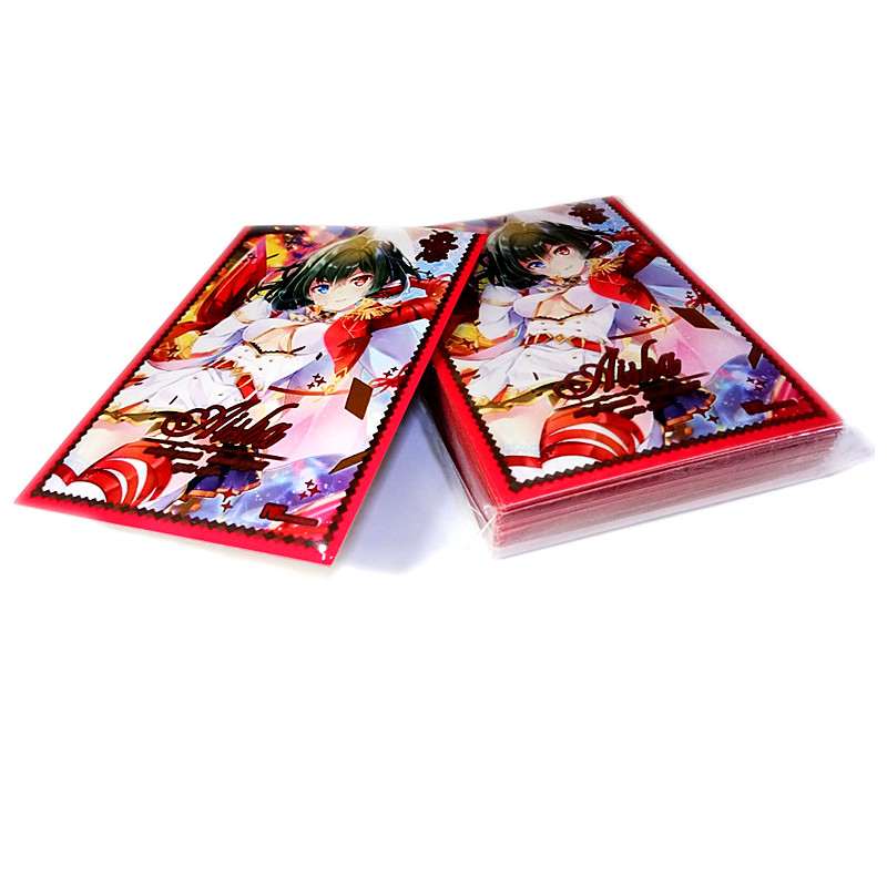 66x91 Trading Key Card Sleeves PP Sport Business Card Holder Sleeves Customized