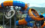 Family Game Fastest Water Park Water Slide , People Going Down Tantrum Water