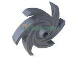 Reliable Operation Centrifugal Mud Pump Spare Parts Cast Iron Impeller